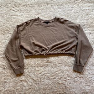 CROPPED BROWN CREW